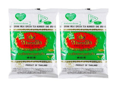 Number One Drink Milk Green Tea refill pack, 200g, ready for quick tea moments.