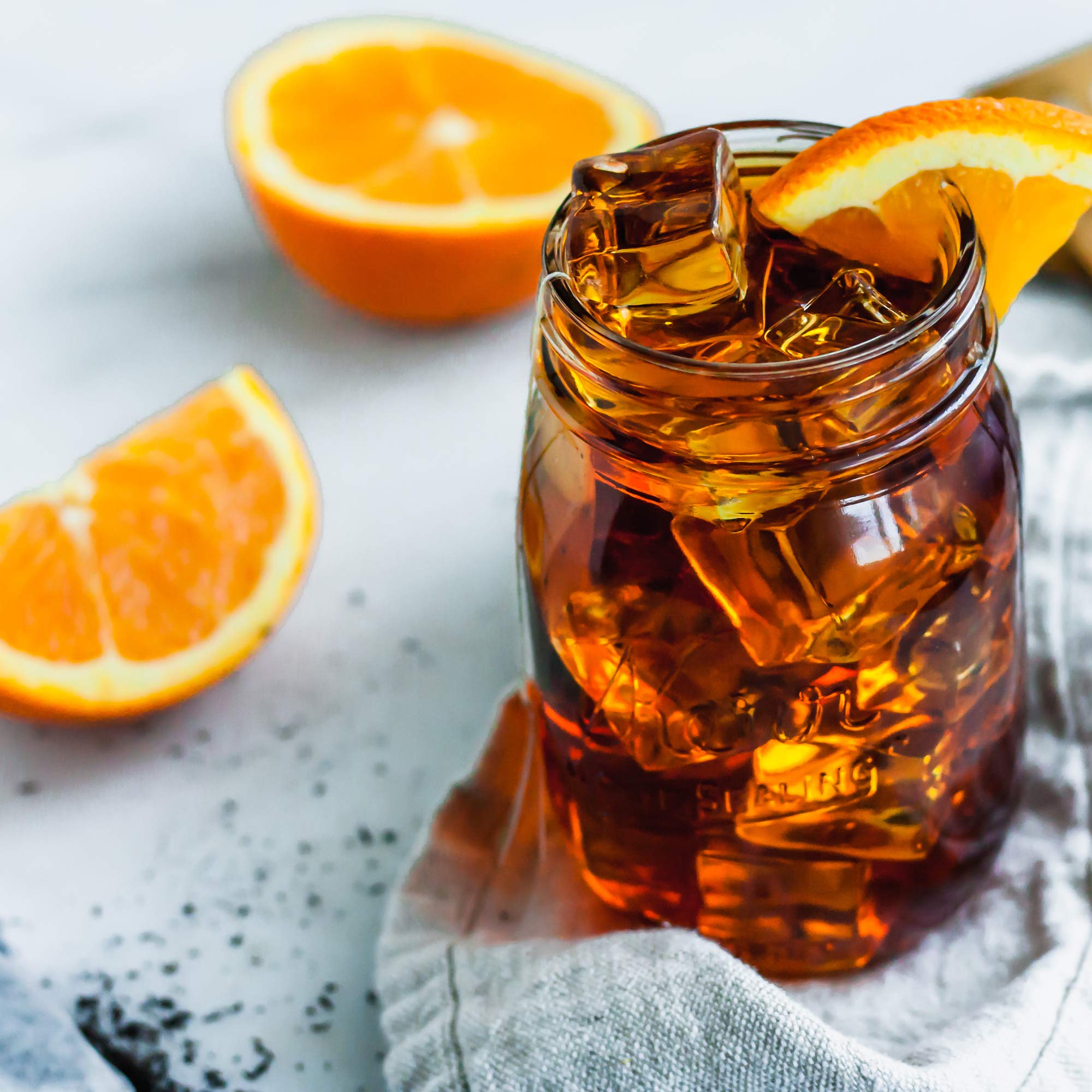 Numi organic black tea leaves in a full-leaf blend.