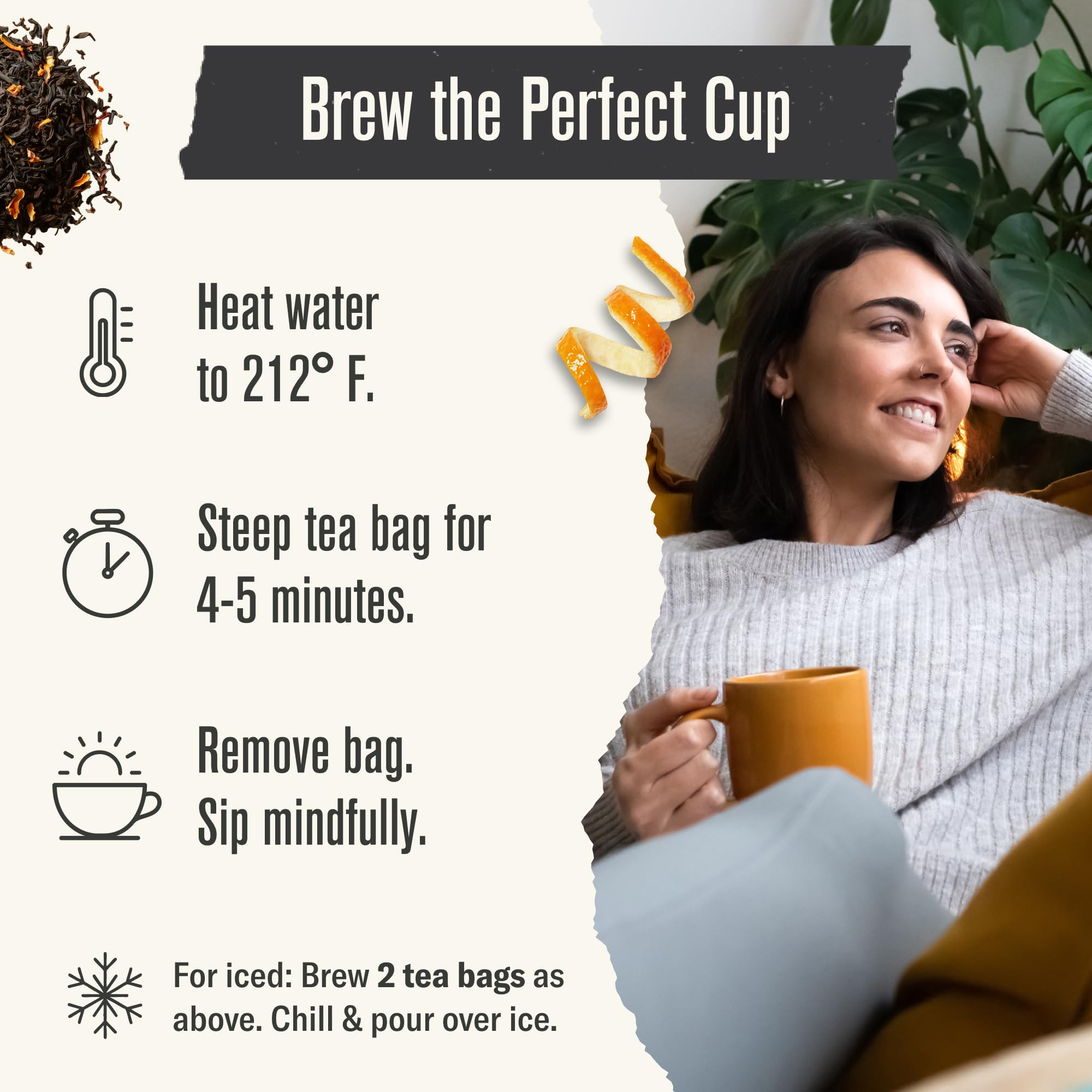 Numi caffeinated tea provides a smooth lift for focused moments
