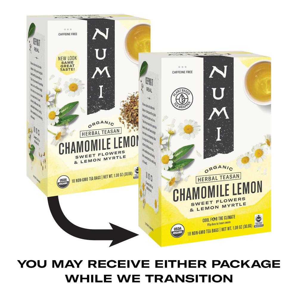 Eco friendly packaging of Numi tea signals mindful choice