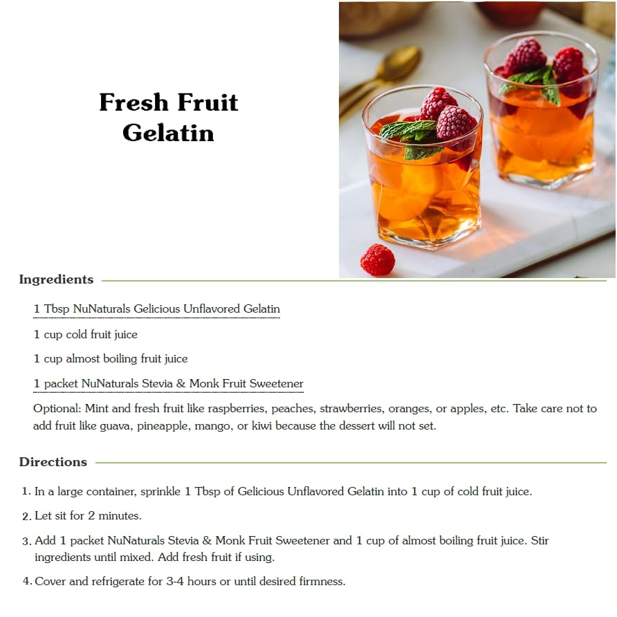 NuNaturals gelatin in gummy molds for firm, playful candies