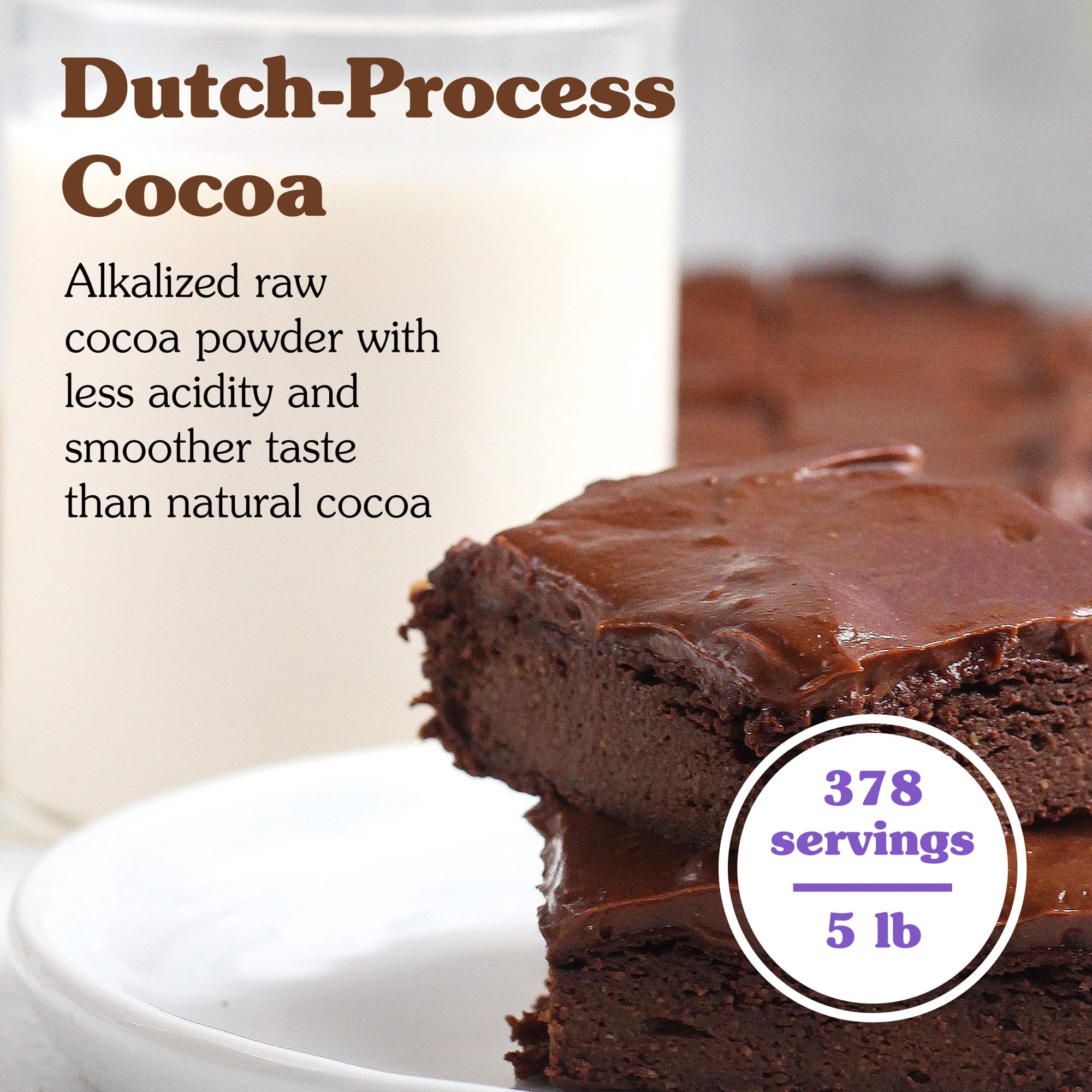 NuNaturals Dutch-process cocoa powder in a mug delivers smooth hot cocoa.