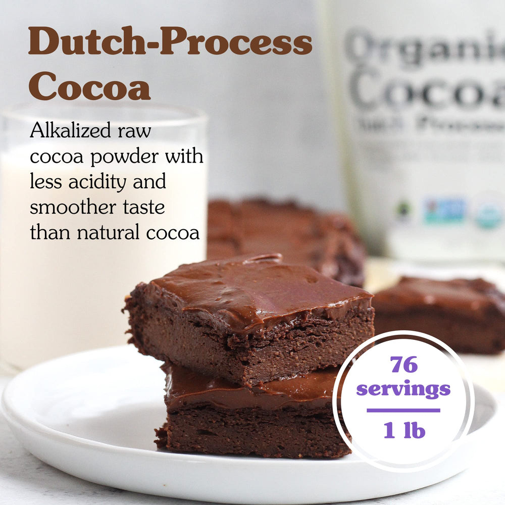 NuNaturals hot cocoa cup with cocoa powder dusting and inviting aroma