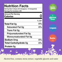 NuNaturals liquid stevia drops closeup for precise flavor control in drinks