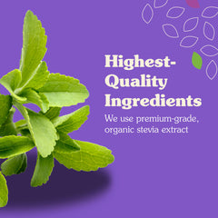 NuNaturals liquid stevia drops add sweetness without calories.