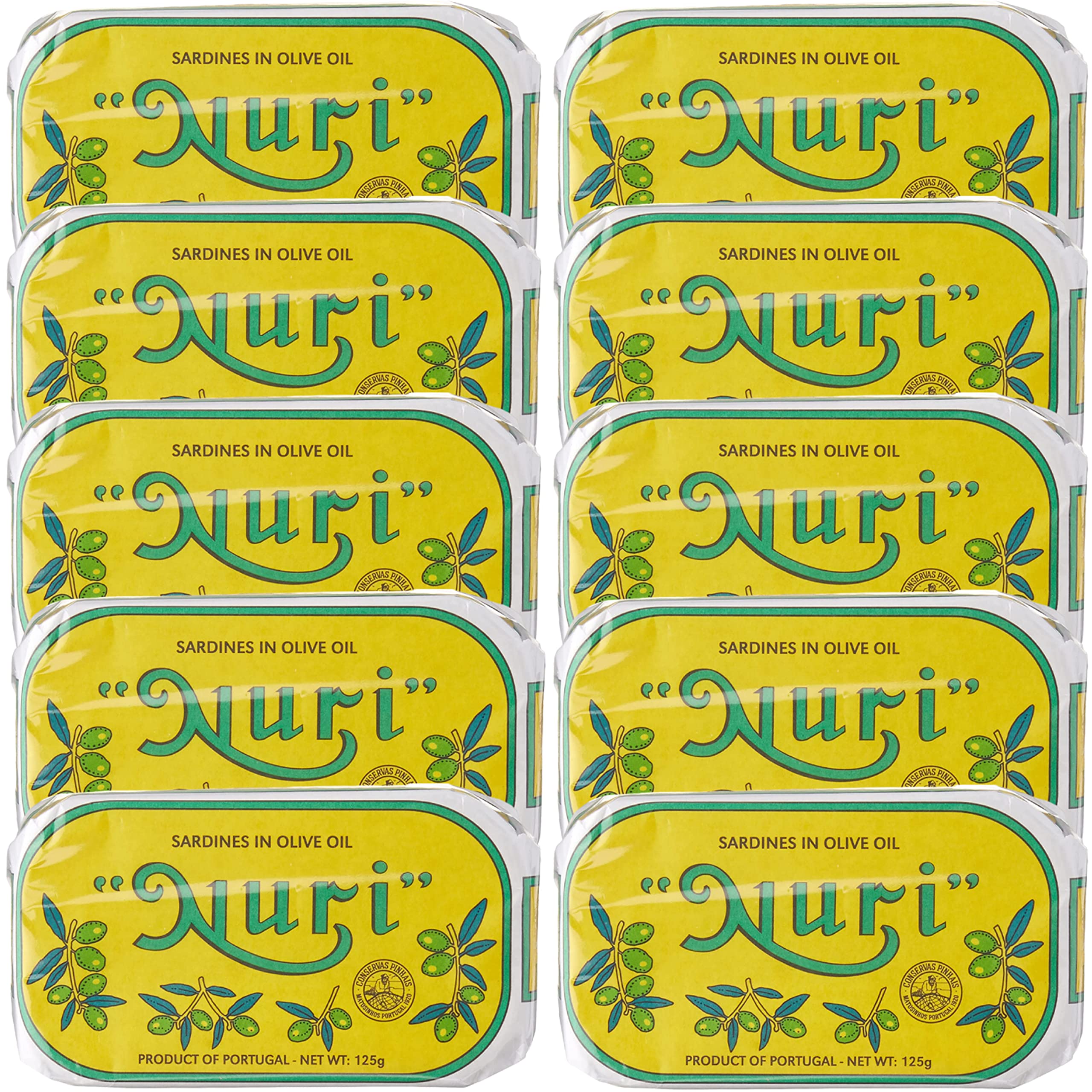 Nuri sardines in olive oil can for quick protein-packed meals.