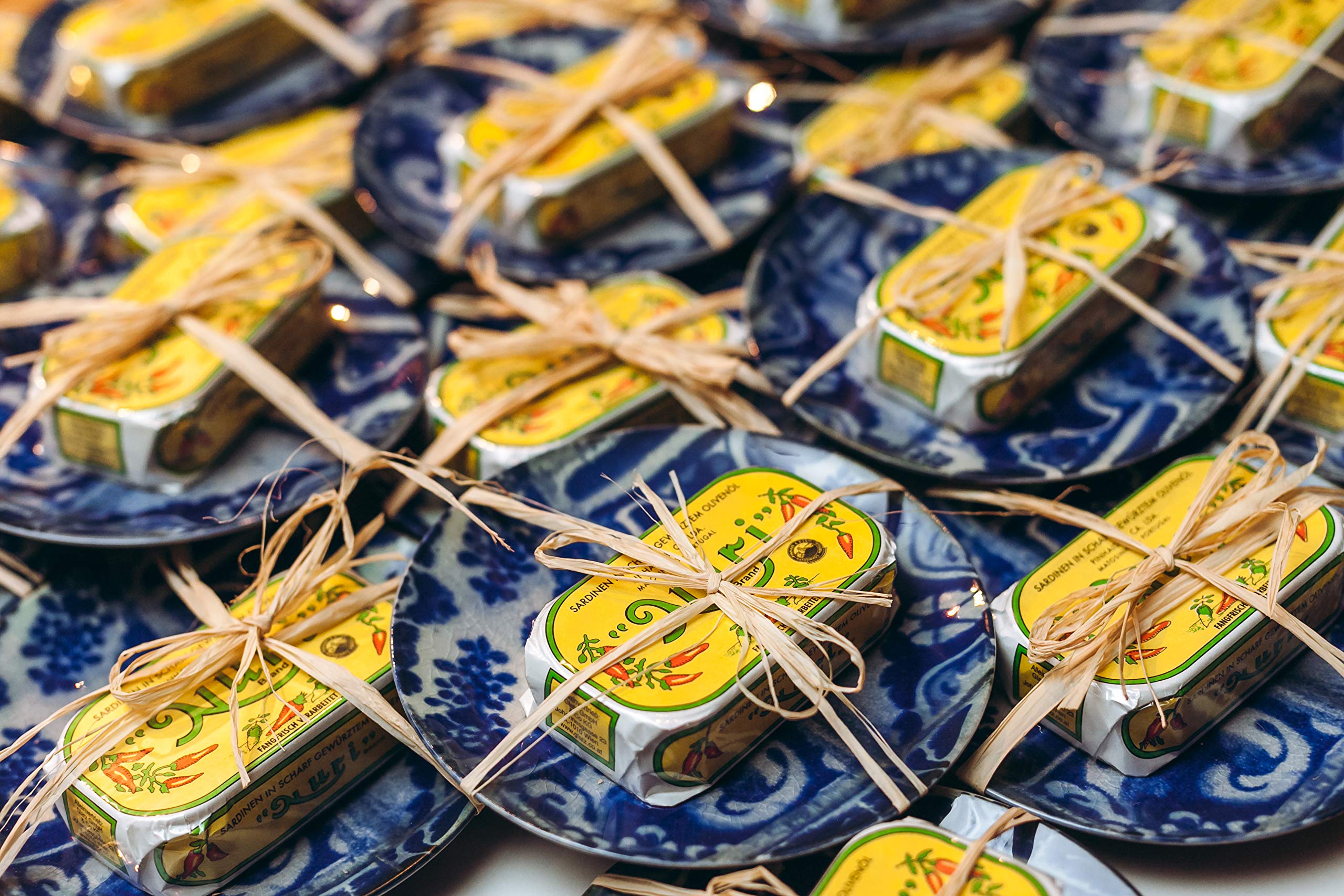 Sardines served on crackers, inviting a gourmet snack.