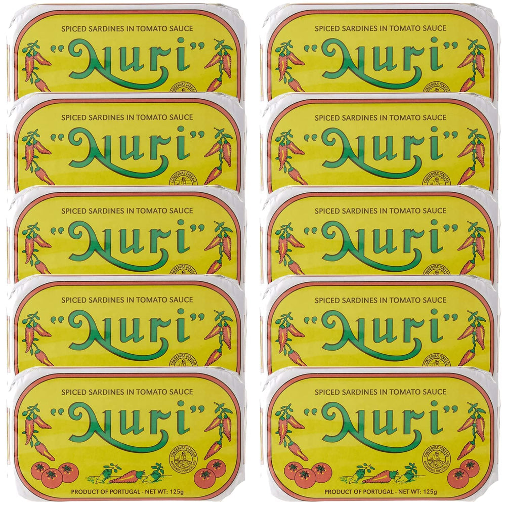 Nuri sardines open can with herbs for a quick recipe idea.