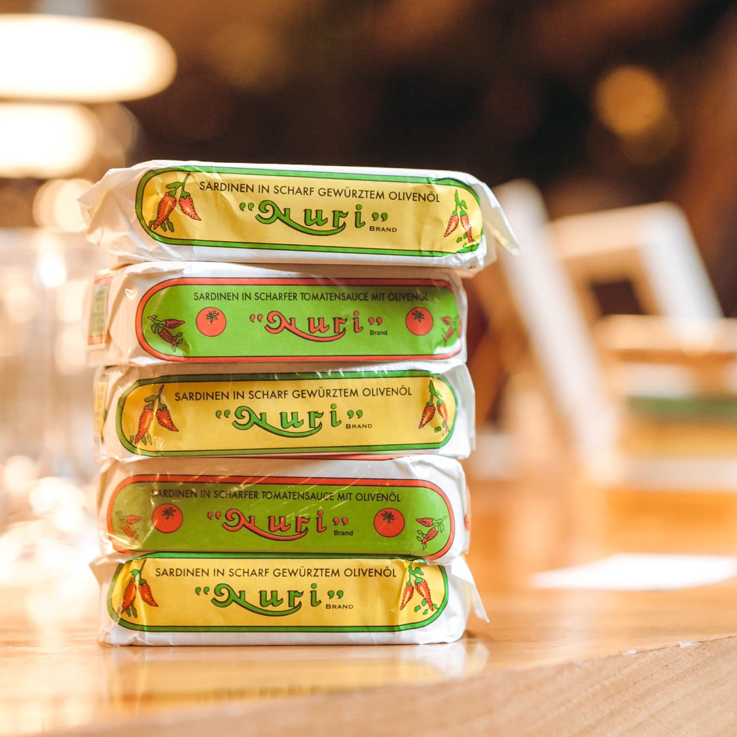 Nuri sardines with pasta for an easy weeknight dinner option.