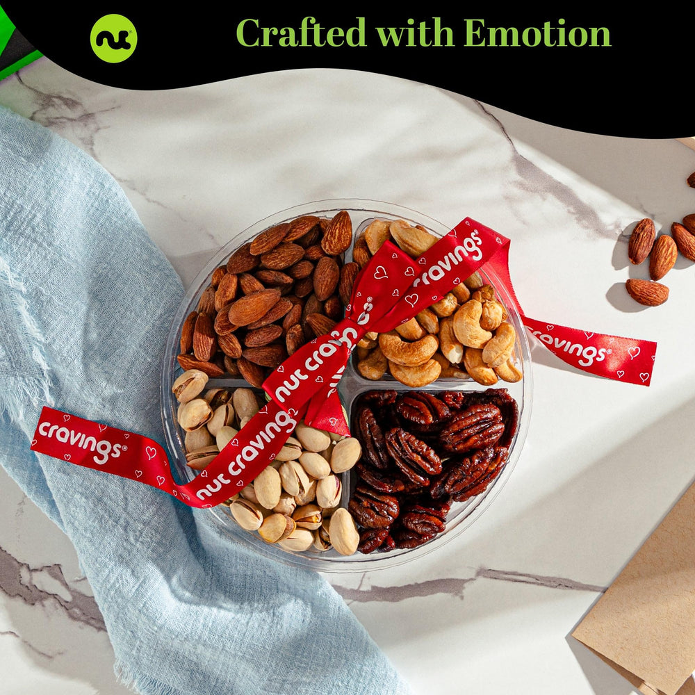 Nut Cravings almonds, a crunchy staple sourced worldwide for fresh flavor.