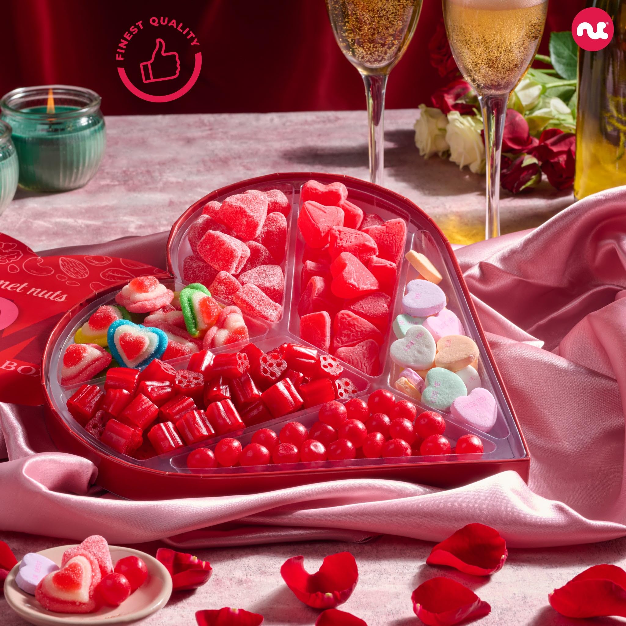 Nut Cravings candy varieties display invites tastings and sharing at gatherings.
