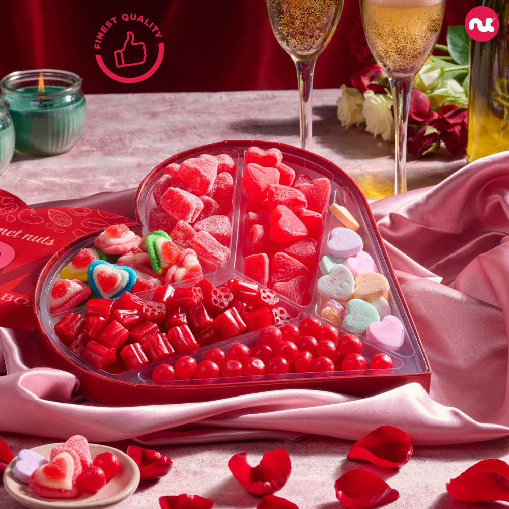Nut Cravings candy varieties display invites tastings and sharing at gatherings.
