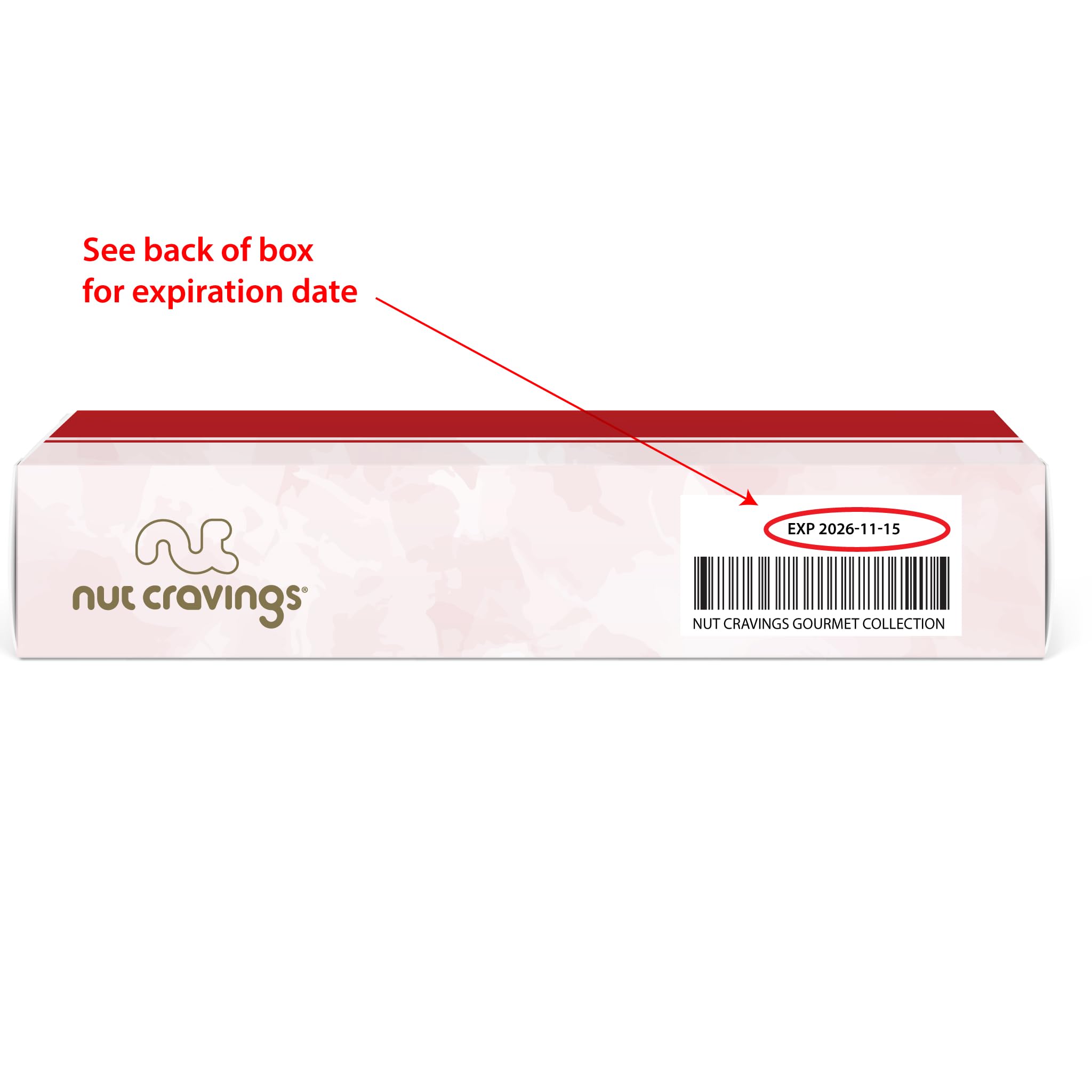 Nut Cravings cut-out window packaging invites a thoughtful gift reveal.