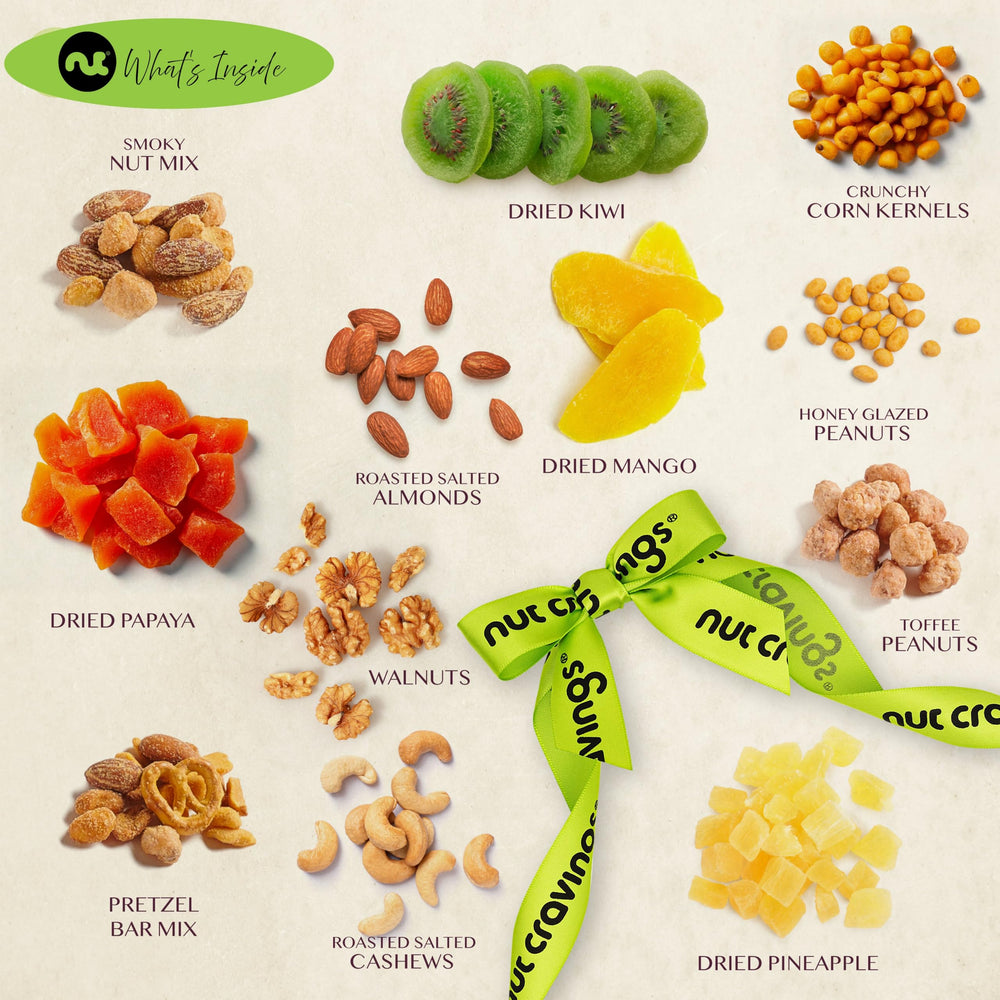 Dried kiwi and mango slices from Nut Cravings for tropical bites