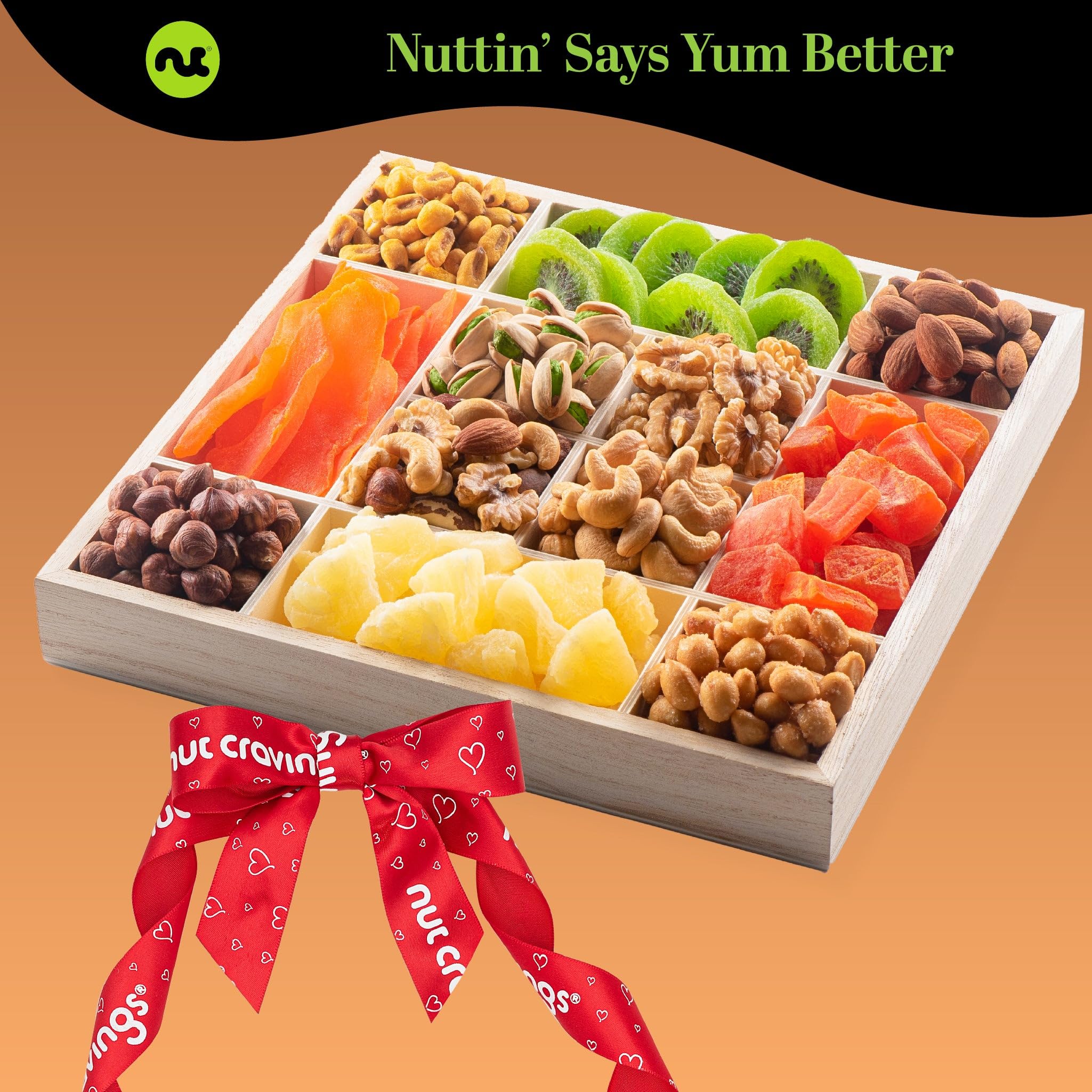 Nut Cravings Dried Pineapple Chunks add bright sunny sweetness