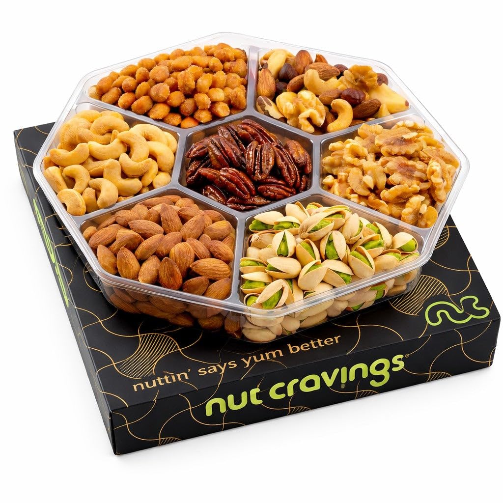 Nut Cravings Easter mixed nuts gift box with festive display