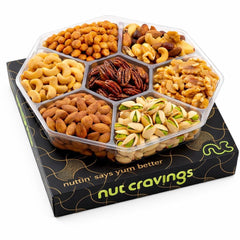Nut Cravings Easter mixed nuts gift box with festive display