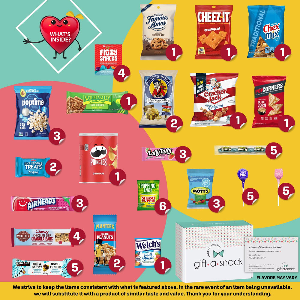 Nut Cravings Gift A Snack care package with greeting card