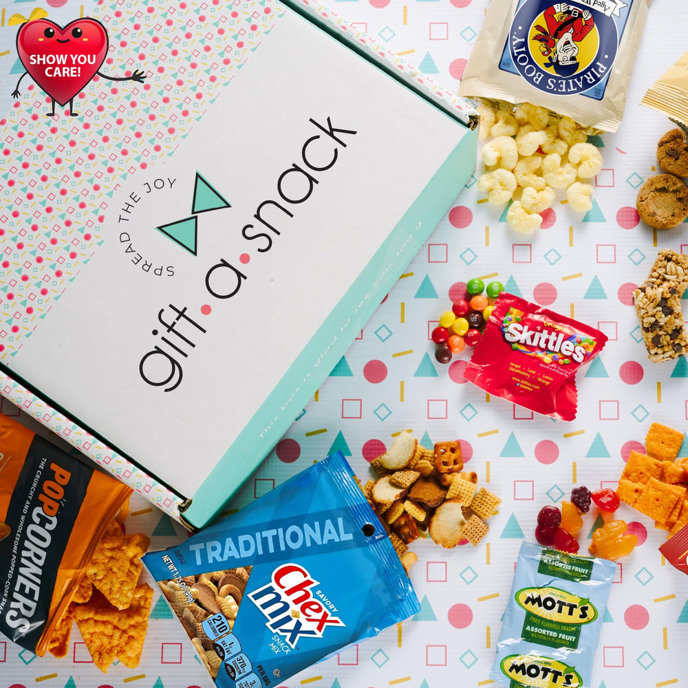 Nut Cravings Gift A Snack includes a greeting card for a personal touch.