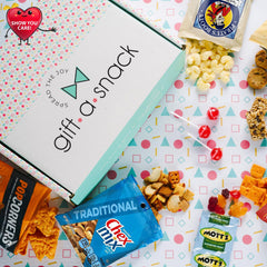 Gift A Snack on an office desk, representing care package options