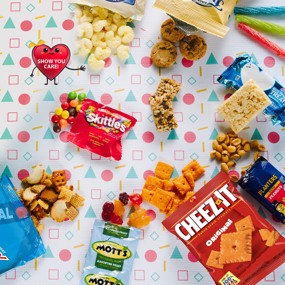 Packaging detail of Nut Cravings Gift A Snack gift box for sturdy, gift-ready design