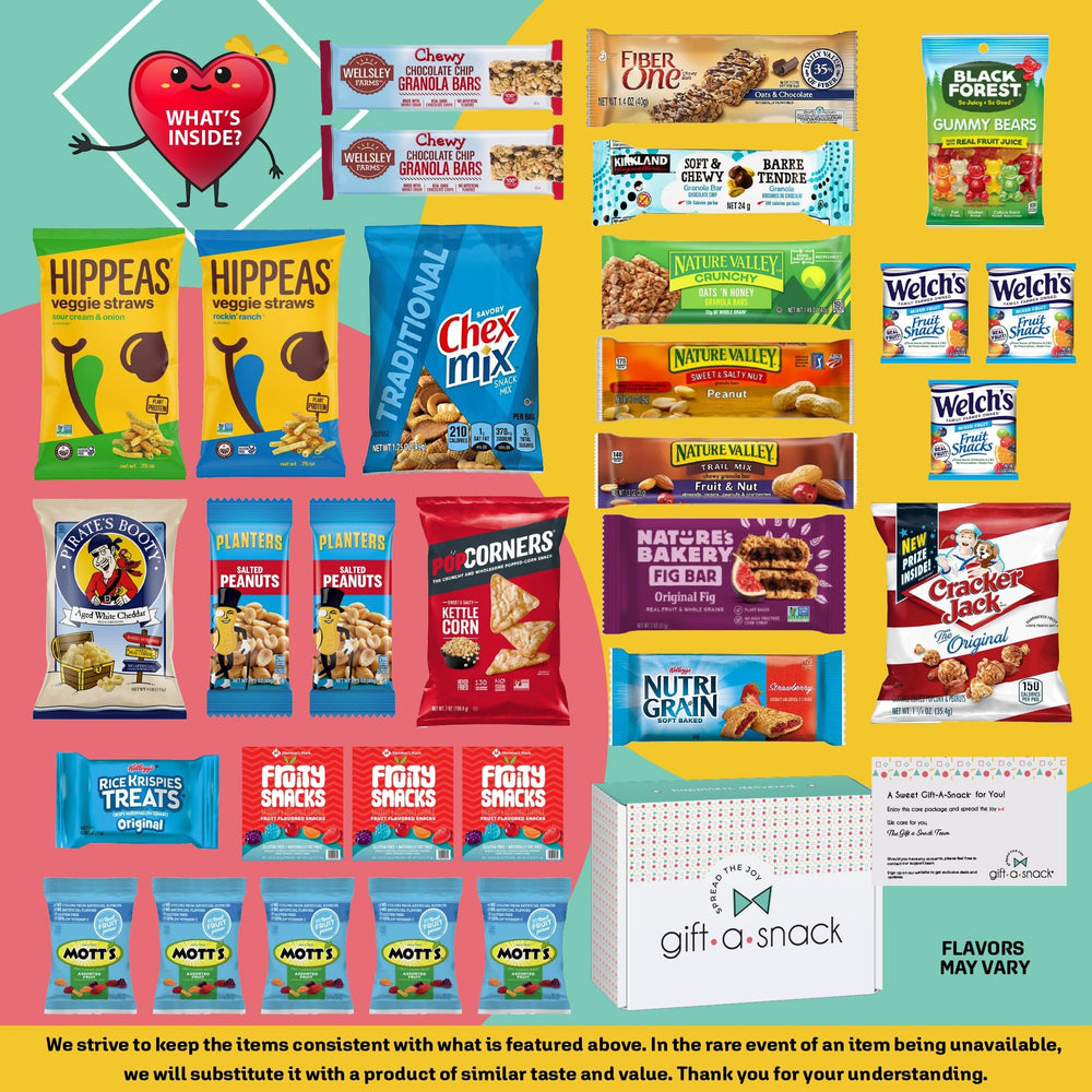Nut Cravings Gift A Snack printed greeting card, ready to include a warm message.