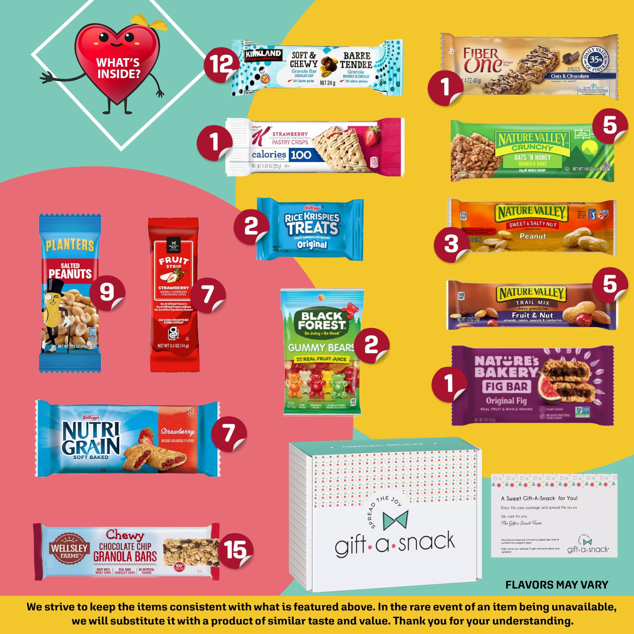 Gift A Snack snack box care package ready for doorstep delivery