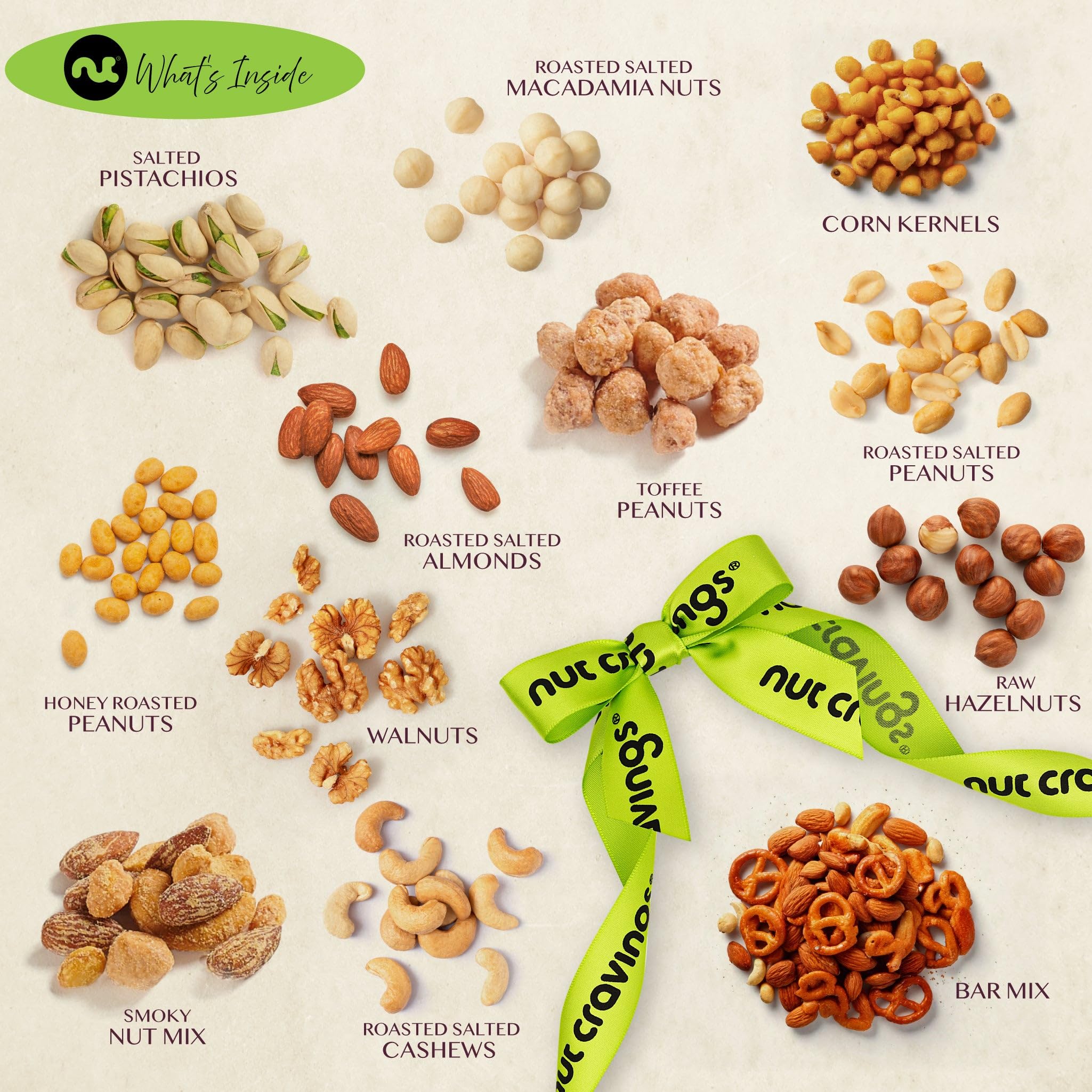 Nut Cravings gift-ready packaging for effortless gifting.