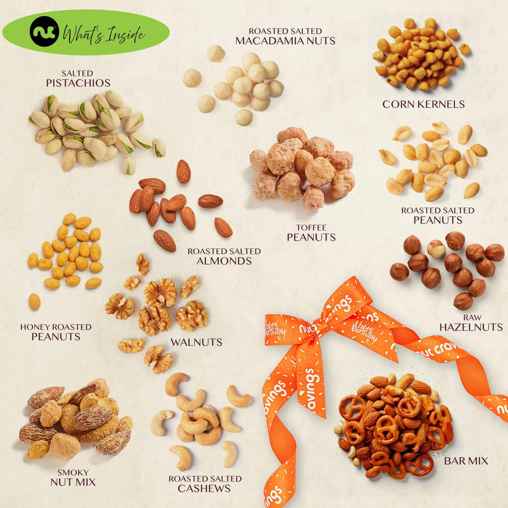 Nut Cravings gift-ready packaging enhances celebration moments