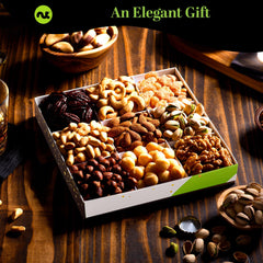 Honey glazed pecans provide sweet and crunchy notes