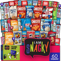 Nut Cravings I AM Snacky box front view with premium gift packaging