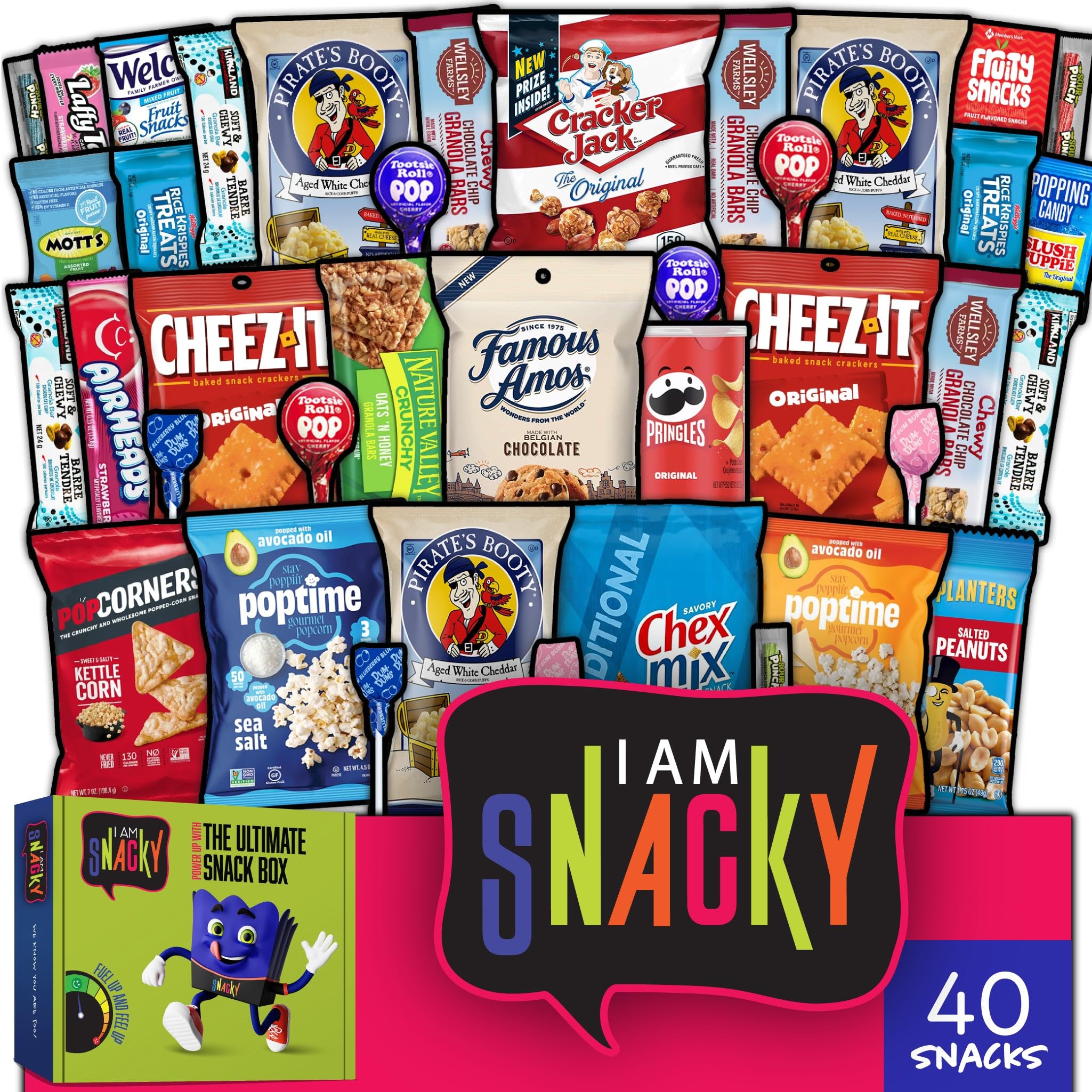 Nut Cravings I AM SNACKY Easter Treats box front for gift-ready celebrations.