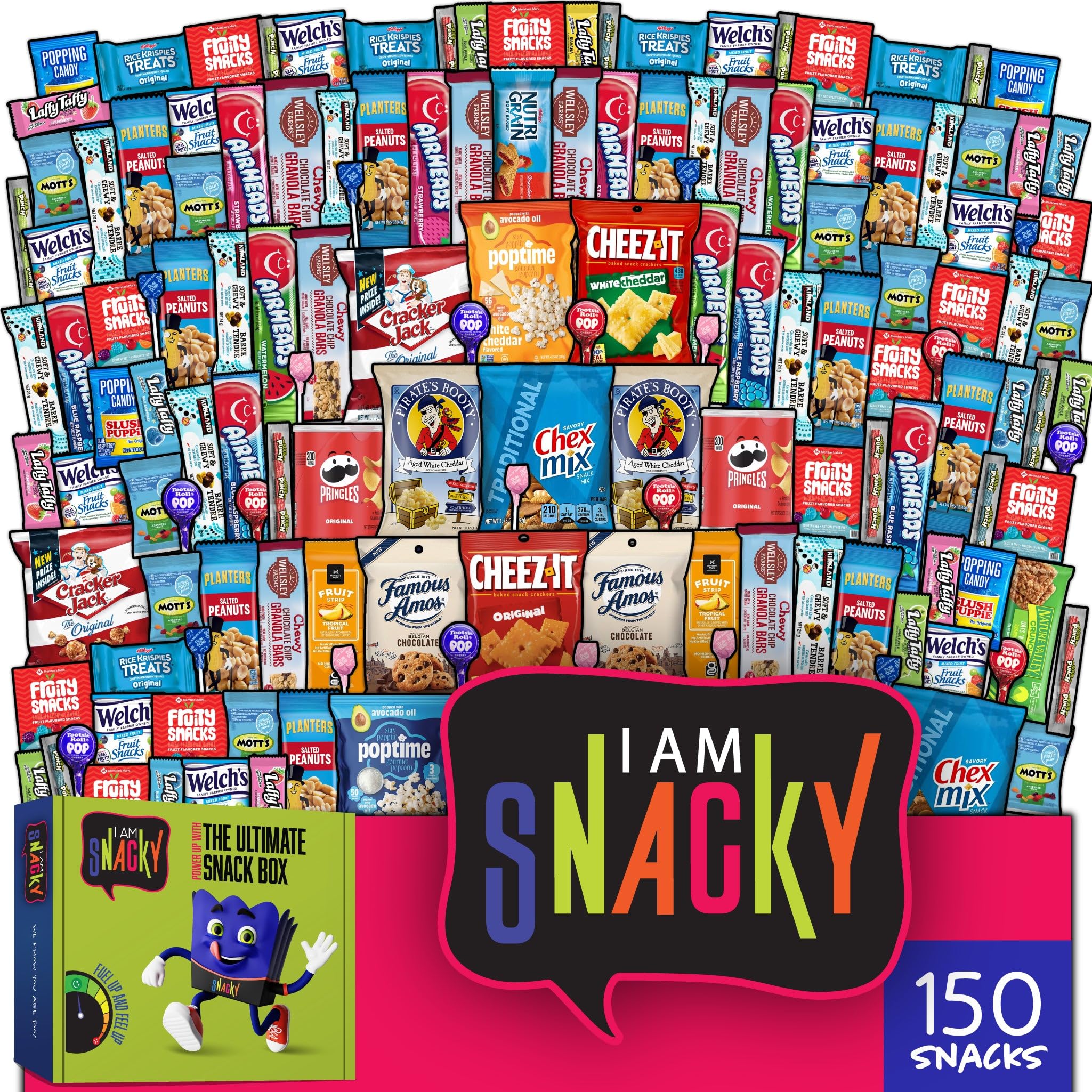 Nut Cravings I AM SNACKY Easter treats box showcasing a colorful assortment for gifting