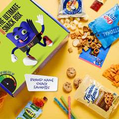 Nut Cravings I AM SNACKY gift box design emphasizes premium branding and presentable gifting