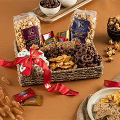 Kremery caramel popcorn offers a sweet-crunch treat