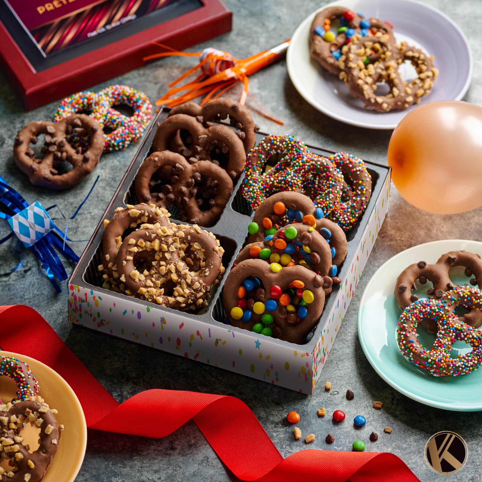 Nut Cravings Kremery four-compartment box ready for sharing
