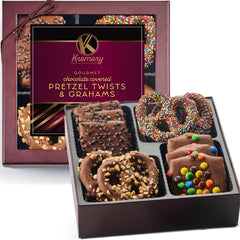 Nut Cravings KREMERY gift box front view, perfect for gifting occasions.