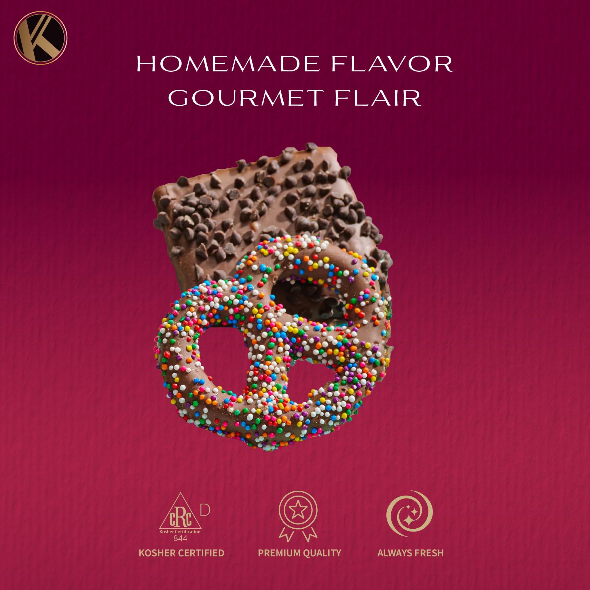 Nut Cravings Kremery kosher-certified box signals premium quality for celebrations.