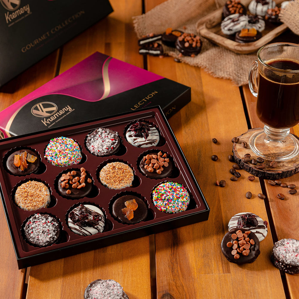 Nut Cravings Kremery toppings variety highlights six flavor accents on cookies.