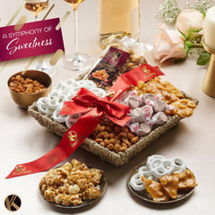 KREMERY yogurt pretzels on display, a tangy-sweet snack for parties.