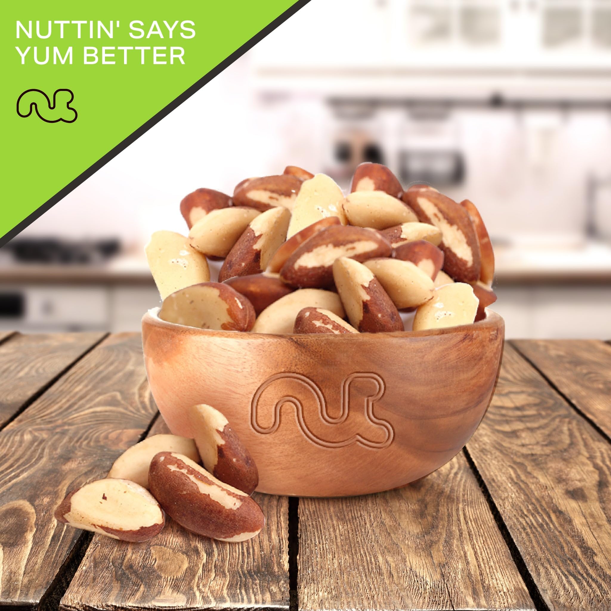 Nut Cravings resealable bag demonstrates freshness for on-the-go snacking.