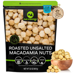 Nut Cravings roasted macadamia no-shell bulk bag for snacking