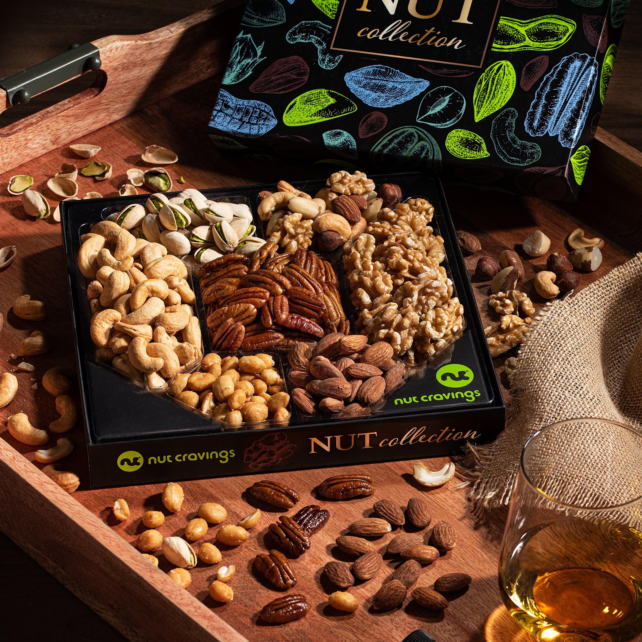 Nut Cravings salted roasted almonds—toasted aroma, pantry-friendly snack.