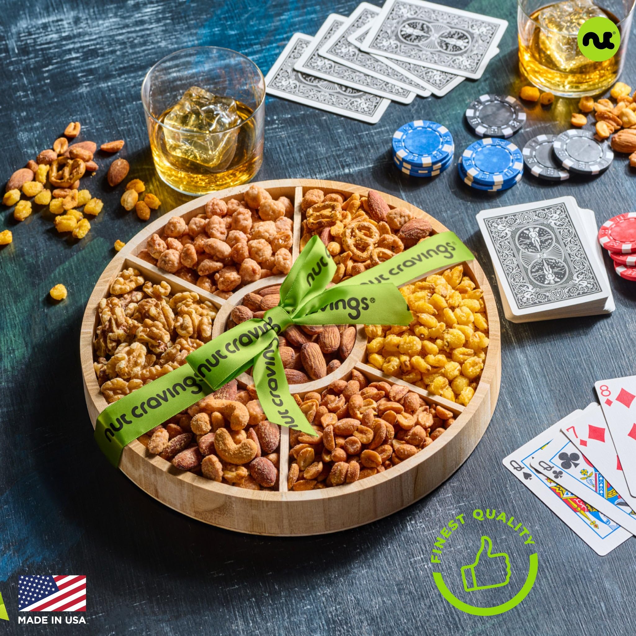 Nut Cravings salted roasted almonds offer crunchy texture and protein
