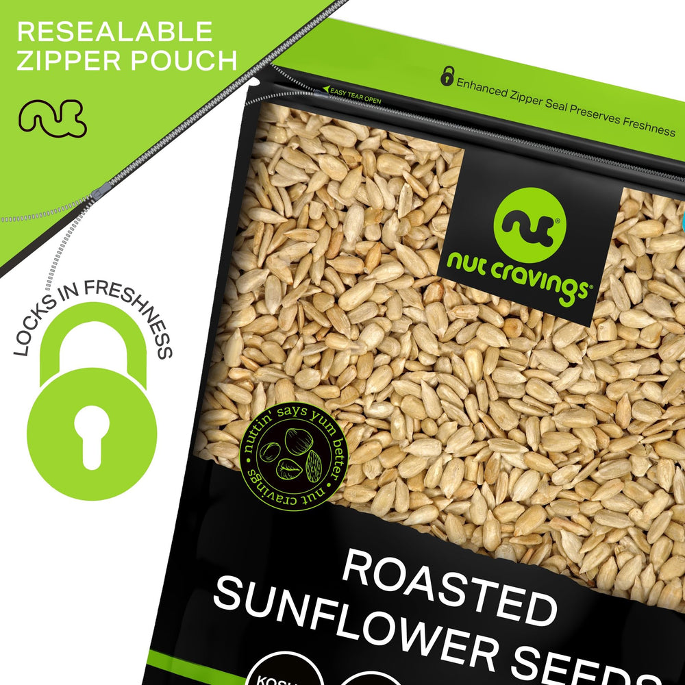 Nut Cravings seeds in oatmeal bowl add texture and nutrients.