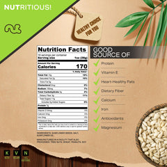 Nut Cravings resealable bag keeps seeds fresh between uses.