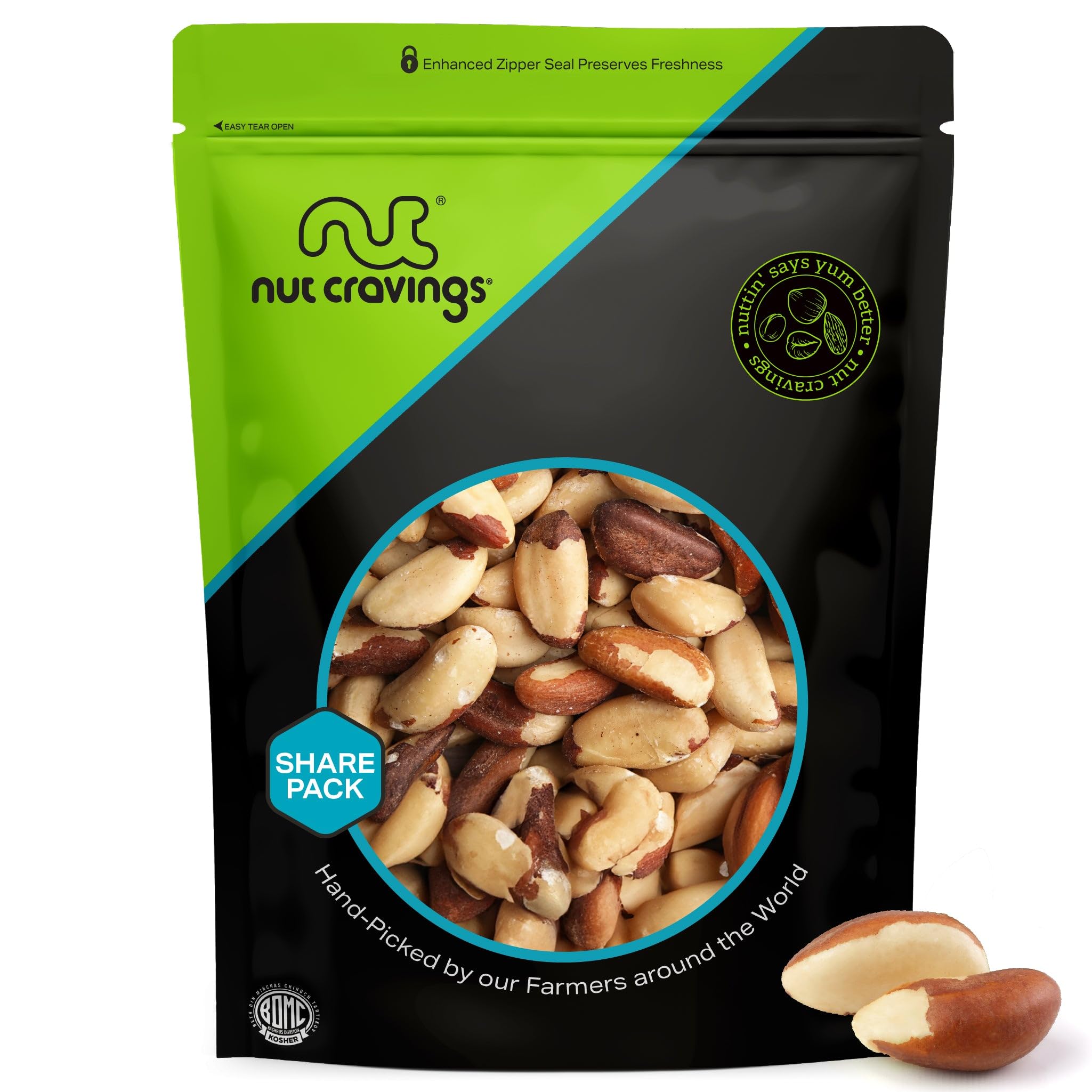 Nut Cravings whole Brazil nuts ready for salads or baking