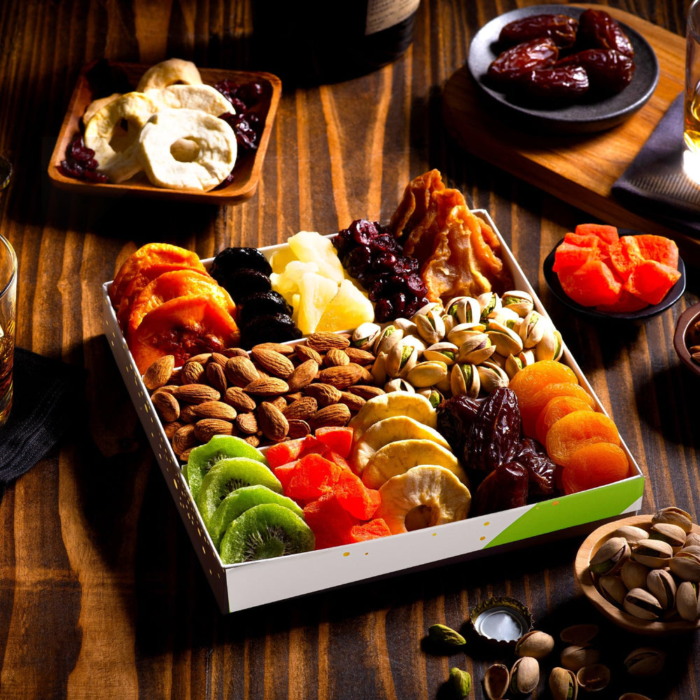 Nut Cravings globally sourced flavors captured in a single box.