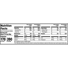 Nut Harvest Deluxe Mixed Nuts side view, tightly sealed for freshness