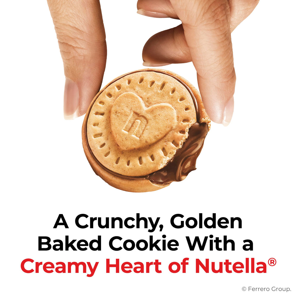 Nutella Biscuits resealable packaging enables easy on-the-go snacking.
